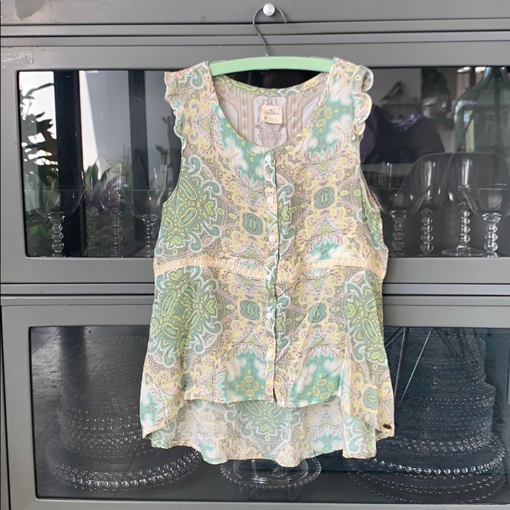 O’Neill boho tank blouse, never worn.